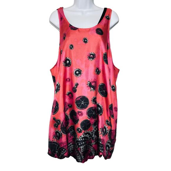 MCQ Alexander McQueen Dress Silk Mini Sleeveless Balloon Hem Layered Size 42/6 - Picture 1 of 16
